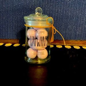 Rae Dunn Unwind Lavender bath bombs